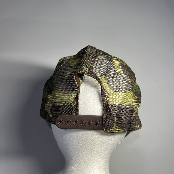 Point Blank Camo SnapBack Hat Adult One Size Bullseye Target Mesh Cap - Picture 4 of 9